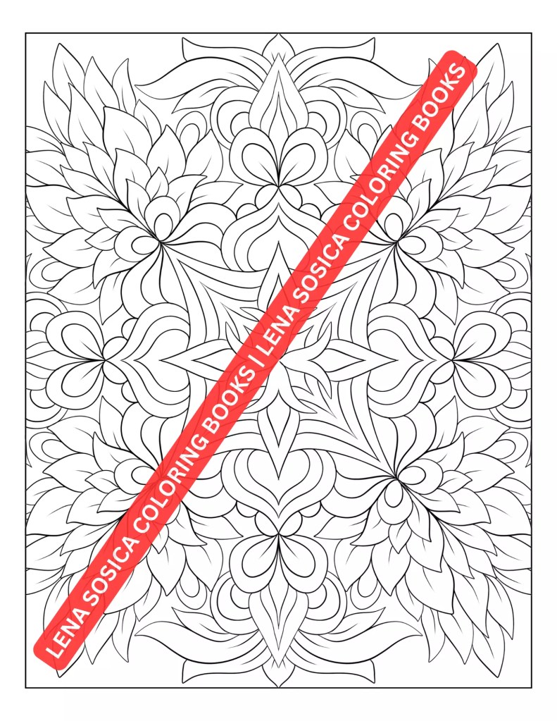 Mandala Patterns Coloring Book: Perfect for Stress Relief and Relaxation, Unleash Calmness with Symmetry and Intricate Mandala Patterns Preview