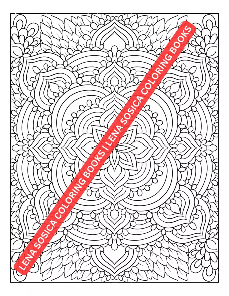 Mandala Patterns Coloring Book: Perfect for Stress Relief and Relaxation, Unleash Calmness with Symmetry and Intricate Mandala Patterns Preview