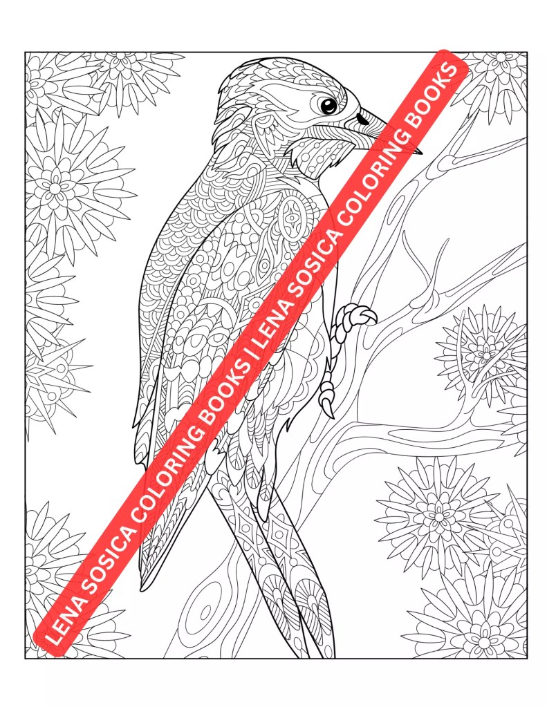 Beautiful Birds Coloring Book: Explore the Mesmerizing World of Mandala Patterned Birds and Awaken Your Creativity Preview