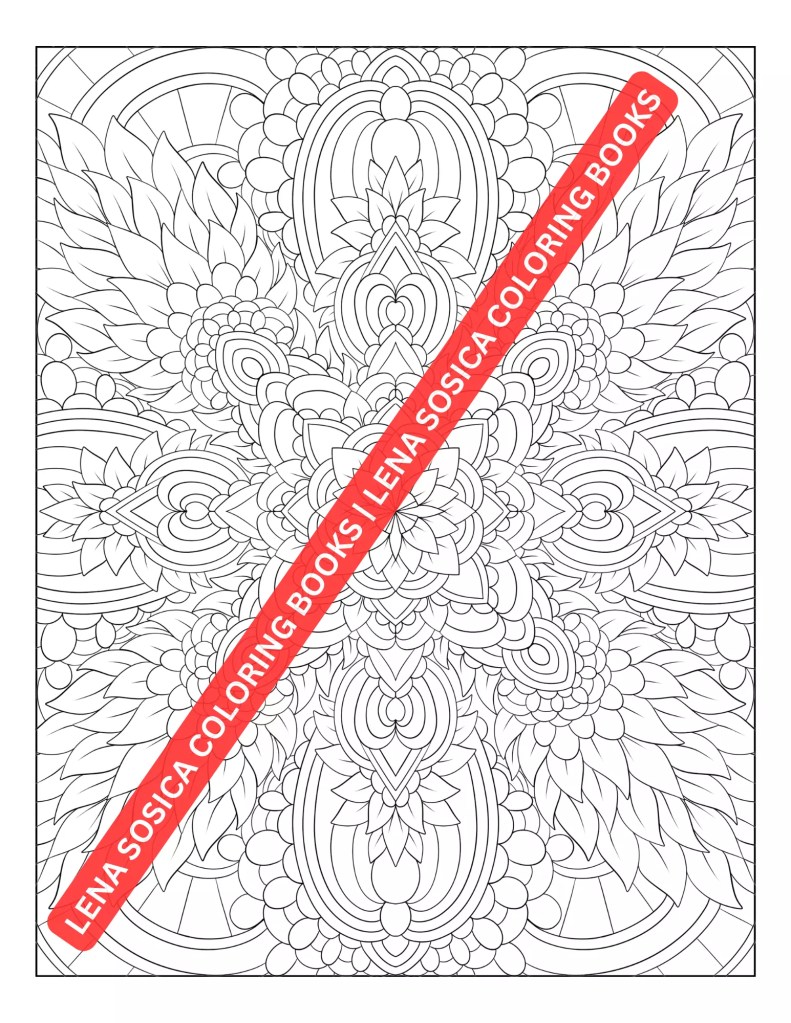Mandala Patterns Coloring Book: Perfect for Stress Relief and Relaxation, Unleash Calmness with Symmetry and Intricate Mandala Patterns Preview
