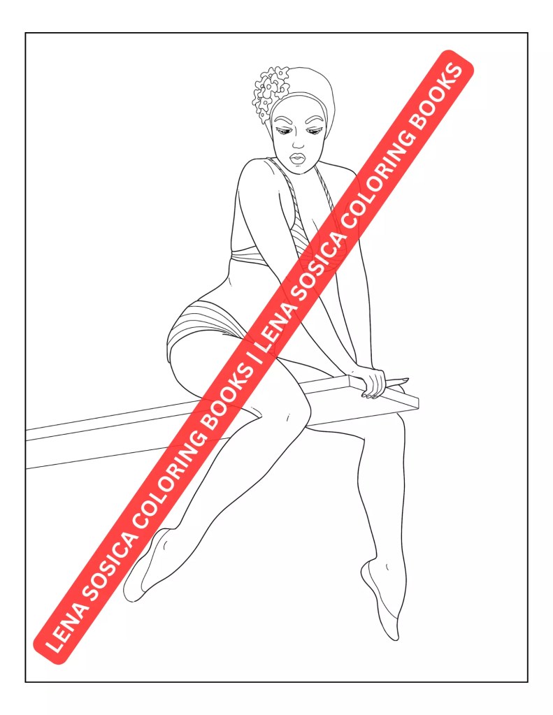 Pin-Up Girls Coloring Book: Fun and Easy-to-Color Vintage Pin-Up Models for Adults Interview