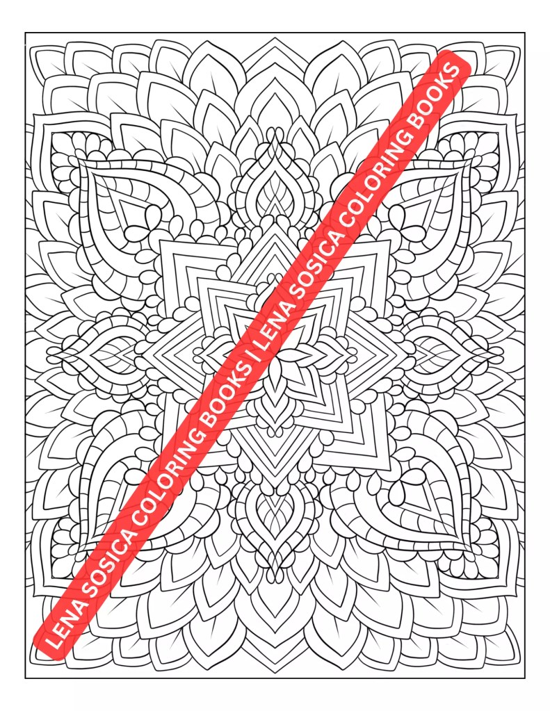 Mandala Patterns Coloring Book: Perfect for Stress Relief and Relaxation, Unleash Calmness with Symmetry and Intricate Mandala Patterns Preview