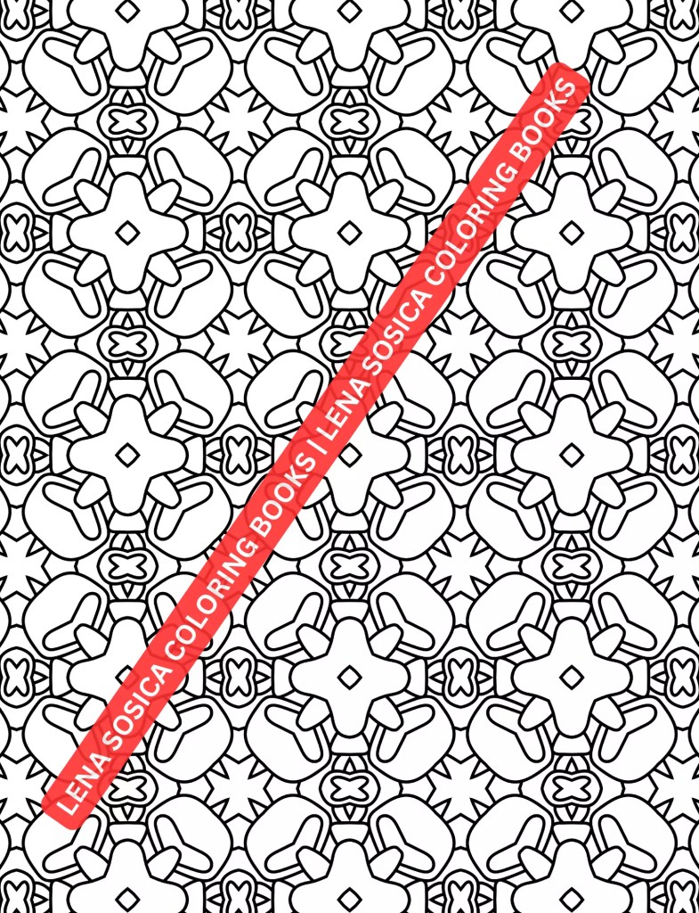 Amazing Abstract Patterns Adult Coloring Book: Colors of Positivity - Intricate Abstract and Geometric Patterns for Relaxation Preview