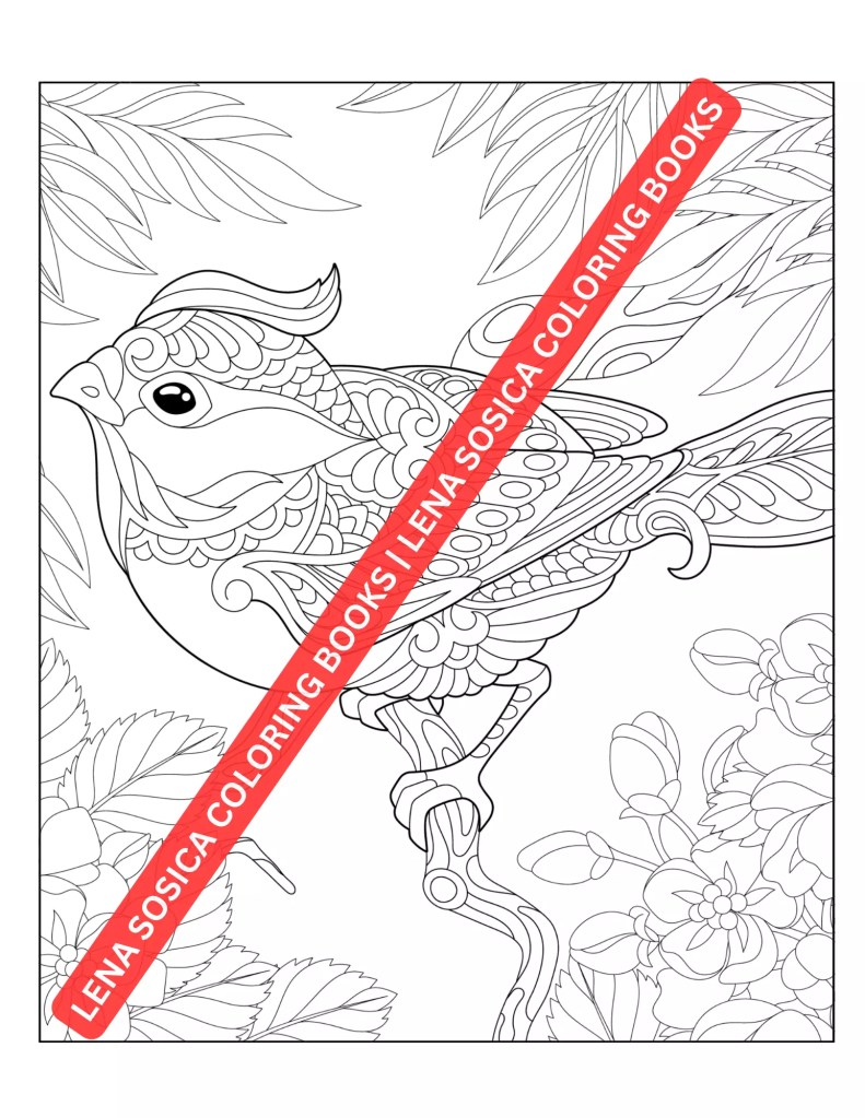 Beautiful Birds Coloring Book: Explore the Mesmerizing World of Mandala Patterned Birds and Awaken Your Creativity Preview