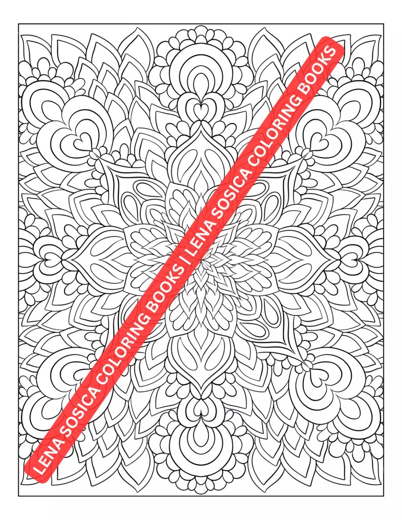 Mandala Patterns Coloring Book: Perfect for Stress Relief and Relaxation, Unleash Calmness with Symmetry and Intricate Mandala Patterns Preview