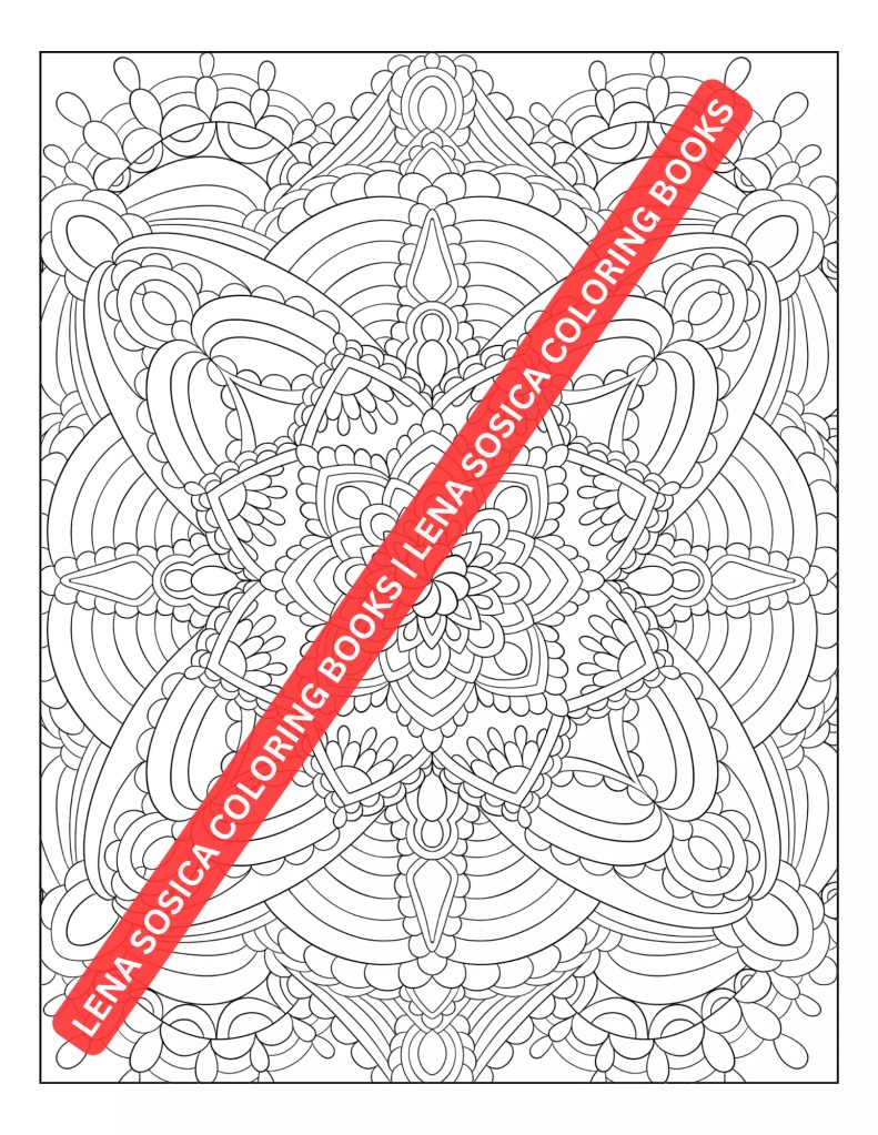 Mandala Patterns Coloring Book: Perfect for Stress Relief and Relaxation, Unleash Calmness with Symmetry and Intricate Mandala Patterns Preview