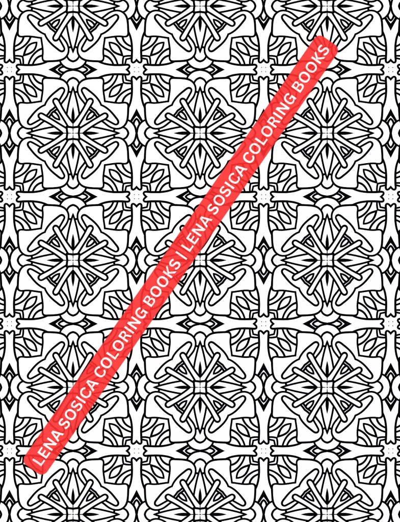 Amazing Abstract Patterns Adult Coloring Book: Colors of Positivity - Intricate Abstract and Geometric Patterns for Relaxation Preview