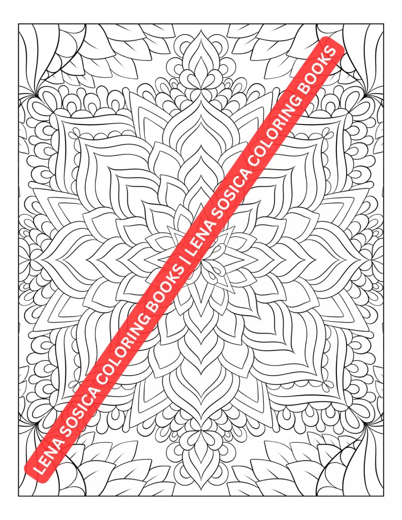 Mandala Patterns Coloring Book: Perfect for Stress Relief and Relaxation, Unleash Calmness with Symmetry and Intricate Mandala Patterns Preview