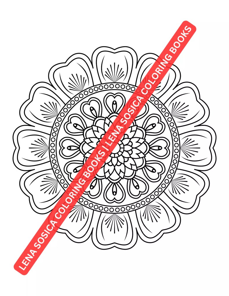 80 Classic Mandalas Coloring Book: Classic Mandalas for Mindful Coloring Mockup Preview