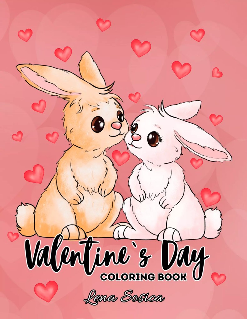 Love-Themed Animals for Valentine’s Bliss: Valentine’s Day Coloring Book