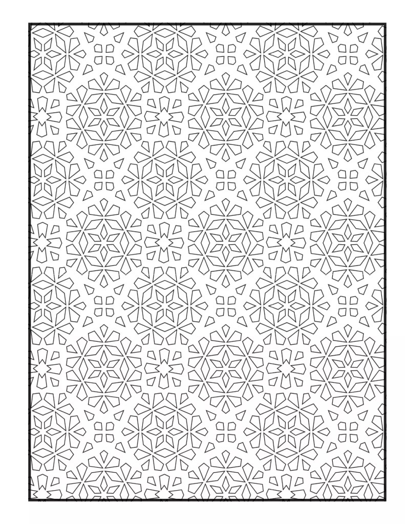 Mixed Patterns Coloring Book: 80 Relaxing Coloring Images (Geometric, Mandala, Flower, Doodle, Simple Shapes, Intricate) Preview