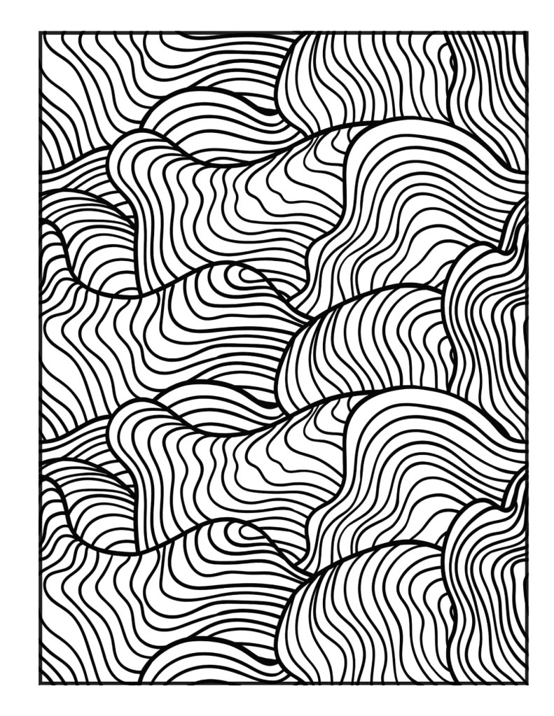 Mixed Patterns Coloring Book: 80 Relaxing Coloring Images (Geometric, Mandala, Flower, Doodle, Simple Shapes, Intricate) Preview